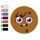 Face of Furi Moshi Monsters Machine Embroidery Design
